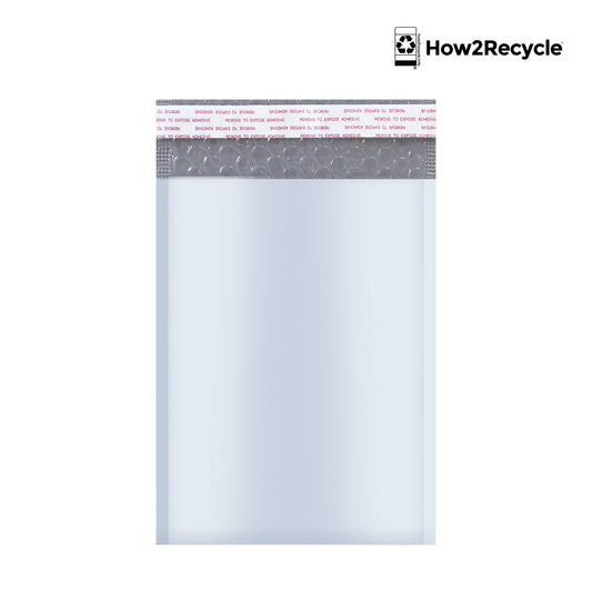 14.25x20 inch poly bubble mailer #7 with usable size dimensions - view 2