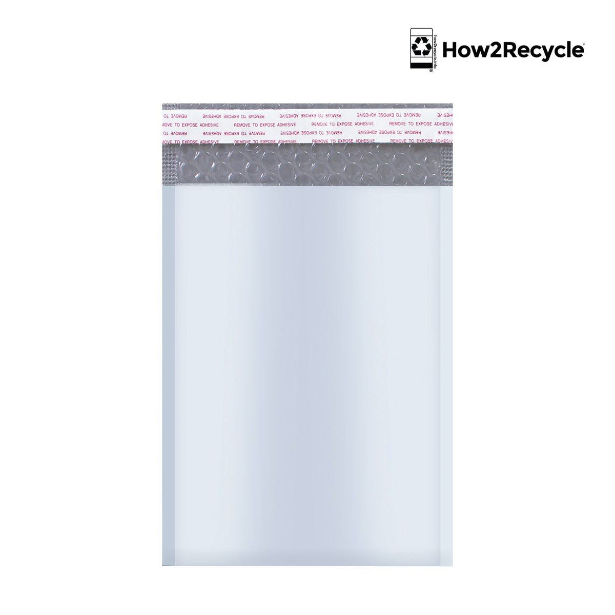 5x10 inch poly bubble mailer #00 with usable size dimensions - view 2